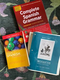 Spanish lesson textbook bundle