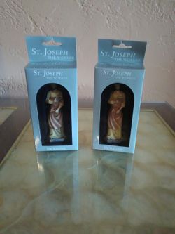 Two St. Joseph figures
