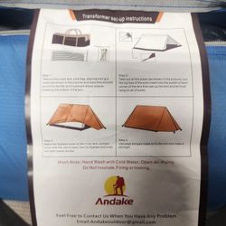 Andake Single Person Backpacking Camping Tent $35 Each Brand New (Price Is Firm)