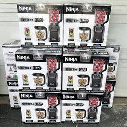 Ninja Kitchen System 7 Speed Blender Food Processor Auto IQ Stainless Steel 72oz Smoothie Blender 