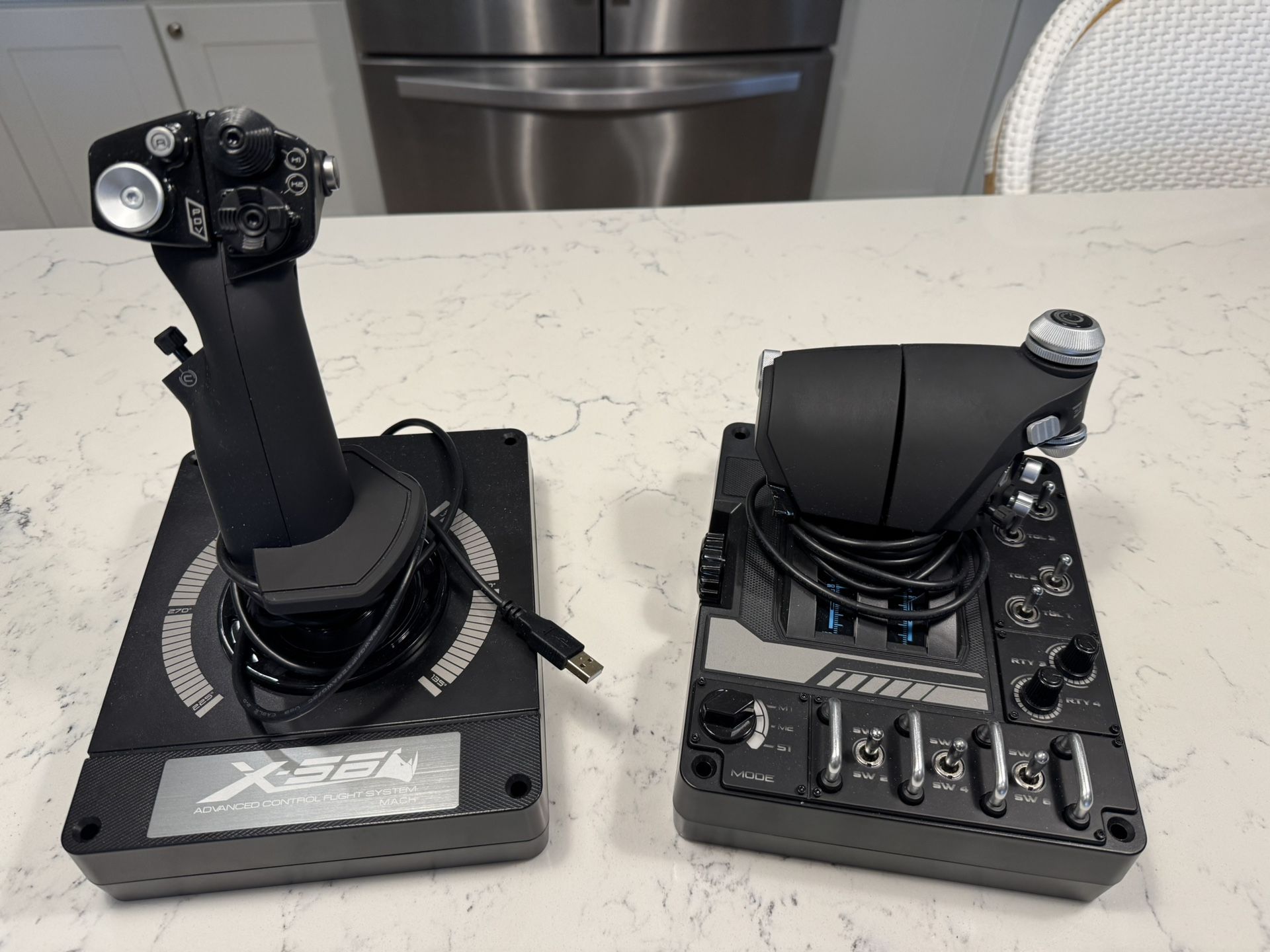 Logitech X56 Hotas RGB Throttle And Stick Controller for Flight simulation