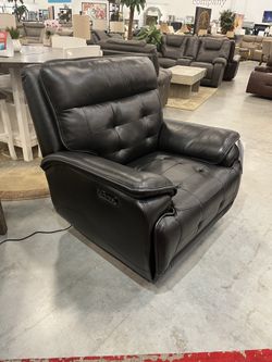 Leather Power recliner chair