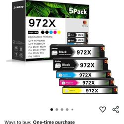 972X Ink Cartridge High Yield Combo Pack (5-Pack)