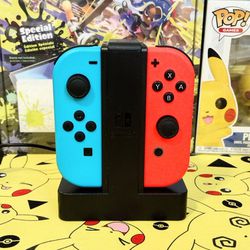 Nintendo Switch JoyCons and Charger