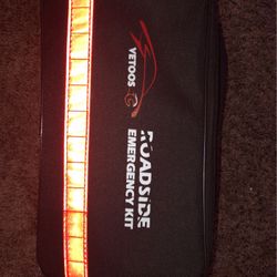 Vetoos Roadside Emergency Car Kit with Jumper Cables, Auto Vehicle Safety Road Side Assistance Kits, Winter Car Kit for Women and Men, with Mini Car T