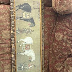 Han Kan Tang Dynasty Vintage Chinese Art Scroll