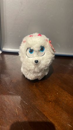 Ty GIDGET Pomeranian Dog Beanie Baby Plush from Secret Life Pets 6” NEW