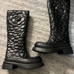 Valentino Garavani Atelier Rose Edition Rain Boot