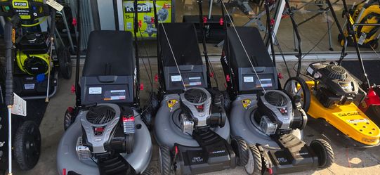 MURRAY SELF PROPELLED GAS MOWER WITH BRIGGS N STRATTON MOTOR 200$