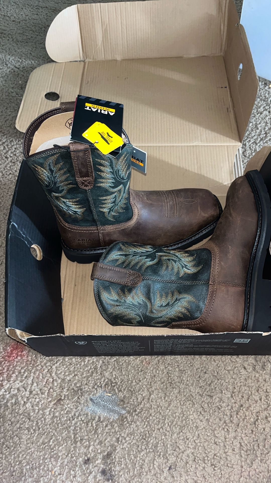 Wrist Work Boots (sierra Steel Toe