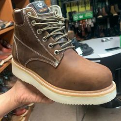 Botas de Piel De México Cómodas Para Trabajar 