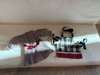 Doll Dress and Apron Set American girl doll