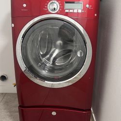 BRAND NEW Red Electrolux Washer + Pedestal - NEVER USED!
