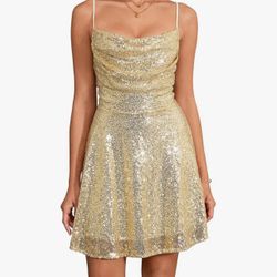 Gold Dress