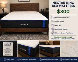 Nectar King Mattress (used)