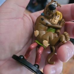 1990s Scooby-Doo Shaggy and Scooby-Doo Toy Figure Cake Decor Promo Hanna-Barbera