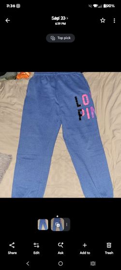 Pink sweats