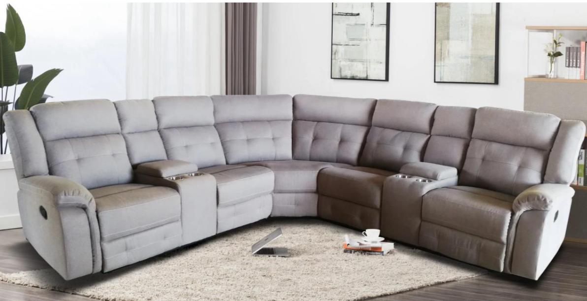 🛋️ Brand New Paradise Beige Sectional Recliner Sofa