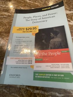 People Places And Power The Story Of American Democracy