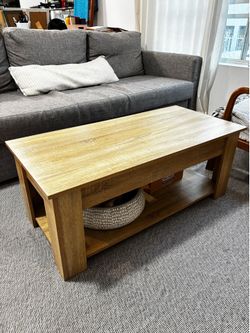 Lift-Top Coffee Table with Storage