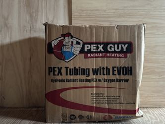 Brand New Pex-A 1/2 Inch x 1000 Feet Pipe, Oxygen Barrier Flexible Water Tubing for Hydronic Radiant Floor Heating, Red PEX Coil