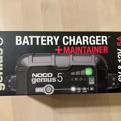 NOCO Genius 5 Smart Battery Charger / Maintainer – Like New (Original Box)