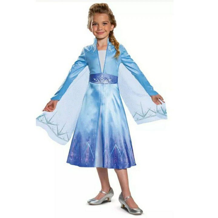 New Frozen Elsa Costume Dress Sz 4-6X Princess