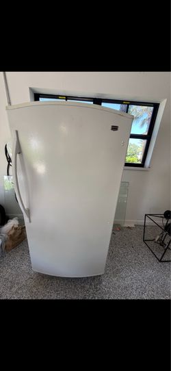 Maytag stand alone freezer like new retails $999
