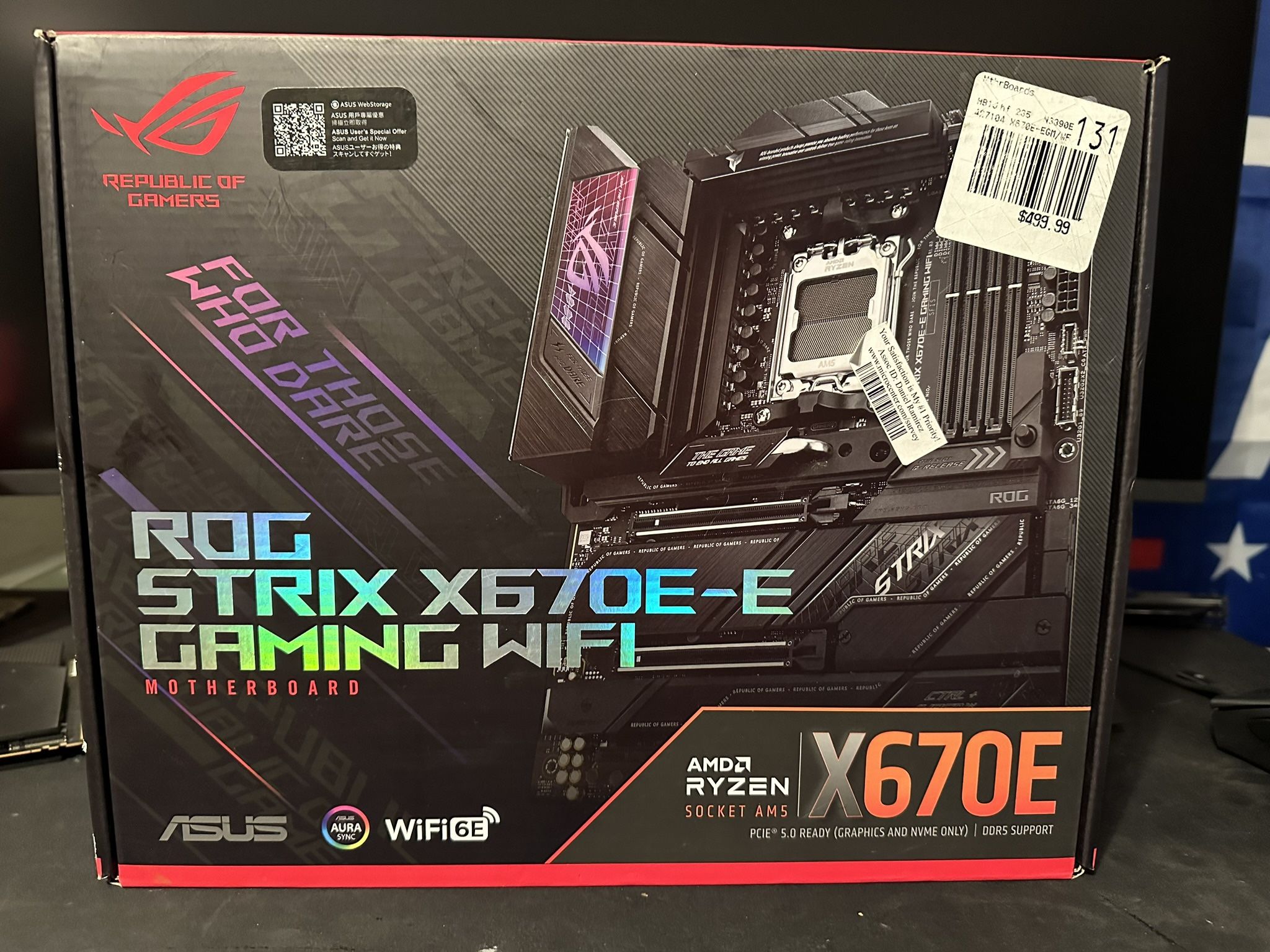ASUS ROG SRTIX X670E-E GAMING WIFI