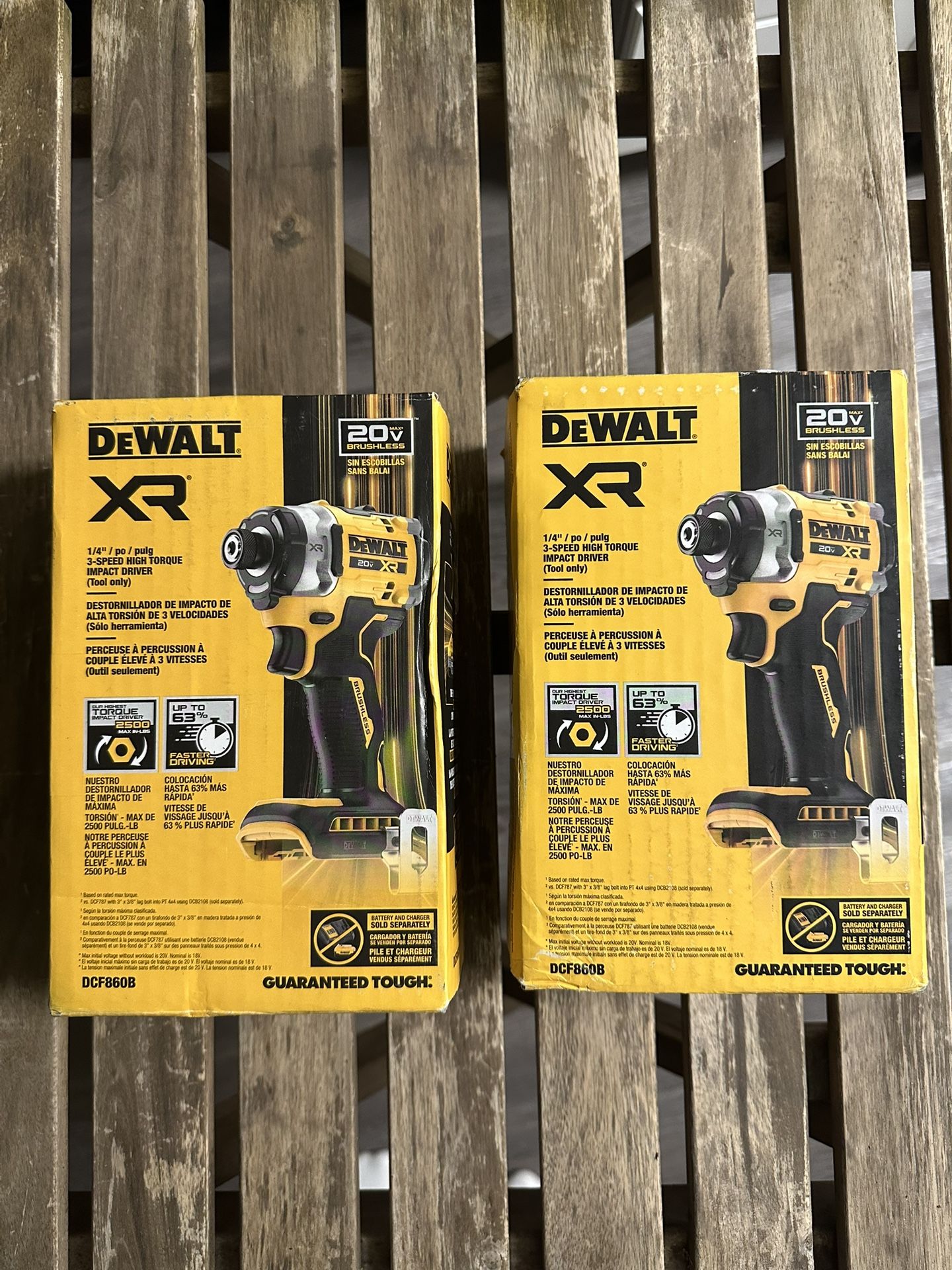 Dewalt Impact XR 125$ Each