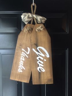 Wood en door tags