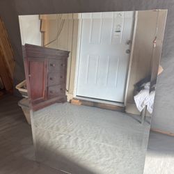 Large Square Living Room Size Mirror