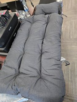 Gray or beige, brown colors   Cushion foe swinging chair. $5/each