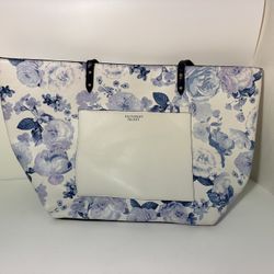 Victoria's Secret Lavender Flower Rose Tote Bag - Preowned 