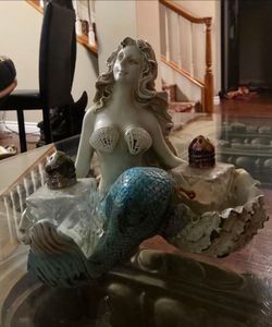 Mermaid Figurine Salt and Pepper Shaker Set