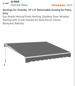 10ft retractable awning