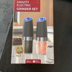 Gravity Electric Grinder Set Brand New 