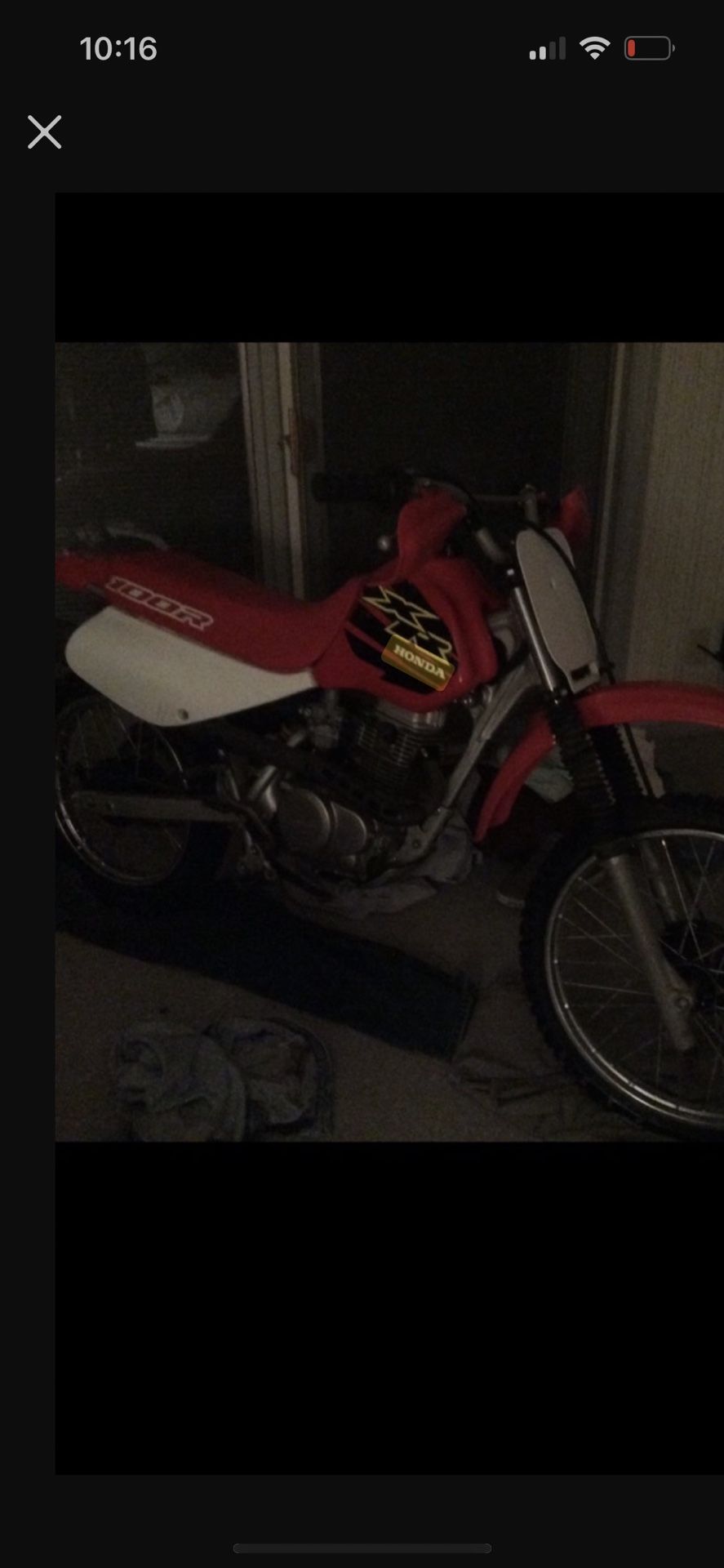 2000 Honda XR 100R