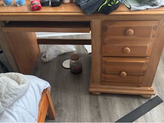 Wooden desk