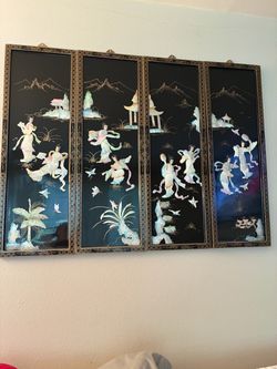 Asian set decorations