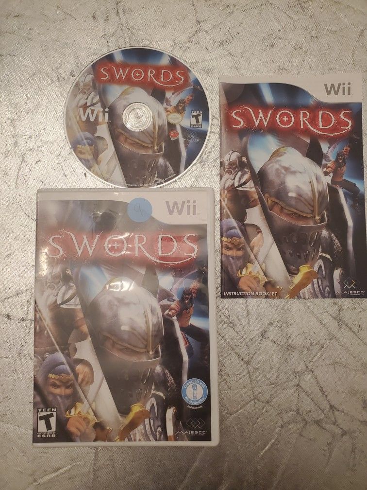 Swords for Nintendo wii video game system