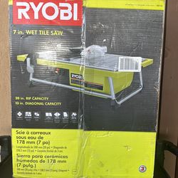 Ryobi 7” Wet Tile Saw