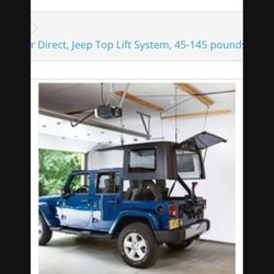 Jeep Hardtop Hoist Storage. Panel Storage Bag and Sunshade