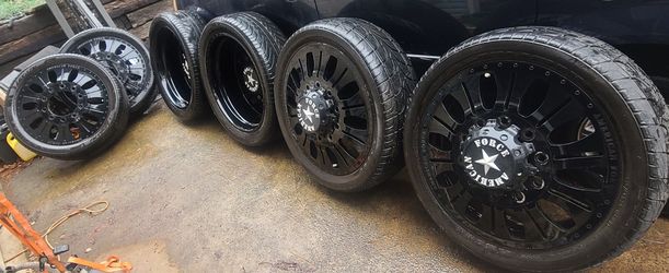26" Dually wheels