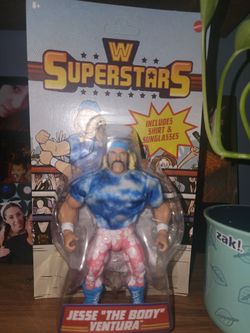 WWE Thrasher, Crush, and Jesse Ventura Figures