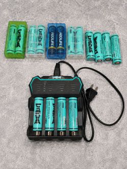 18650 rechargeable lithium-ion battery bundle