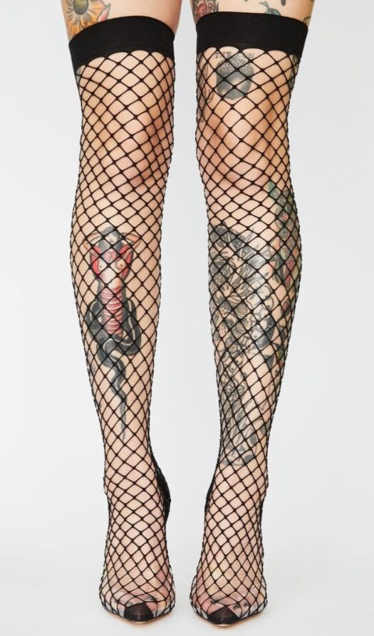 Public Desire fishnet stilettos new size 6.5