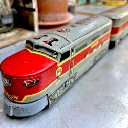 50sTinplateTrainSet🚂Rare!