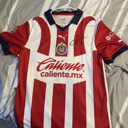 Chivas Limited Chicharito autographed Jersey authentic 