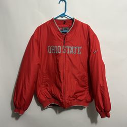 Vintage Nike Ohio State Buckeyes Varsity Bomber Jacket XL